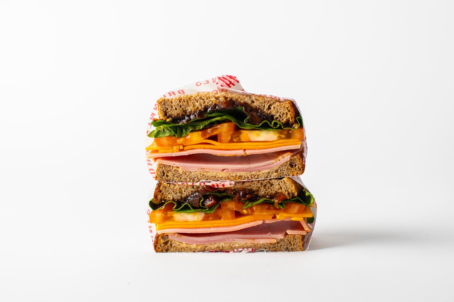 Classic Ploughman's w/ Honey Roasted Ham Sandwich
