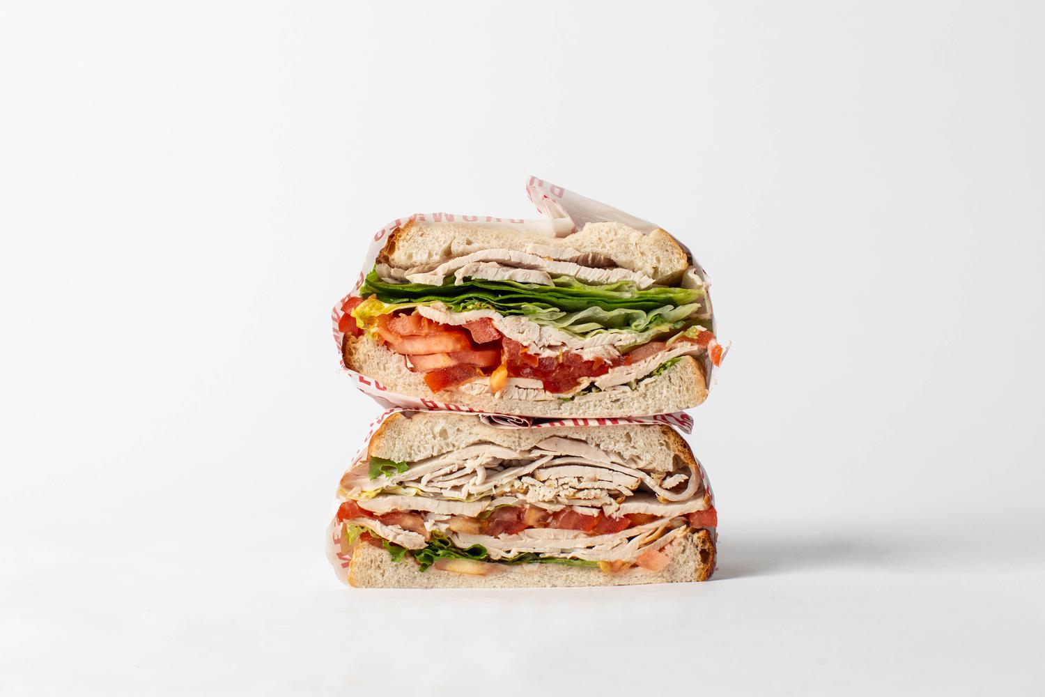 Turkey, Lettuce & Tomato Sandwich