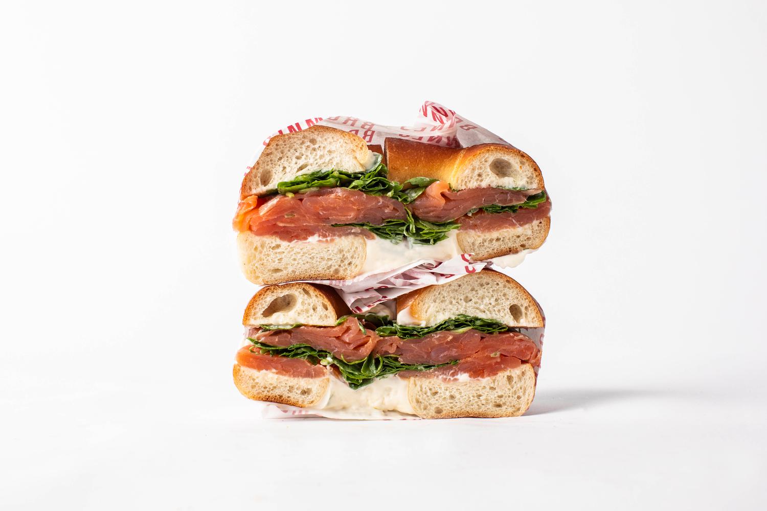 Smoked Salmon & Cream Cheese Bagel