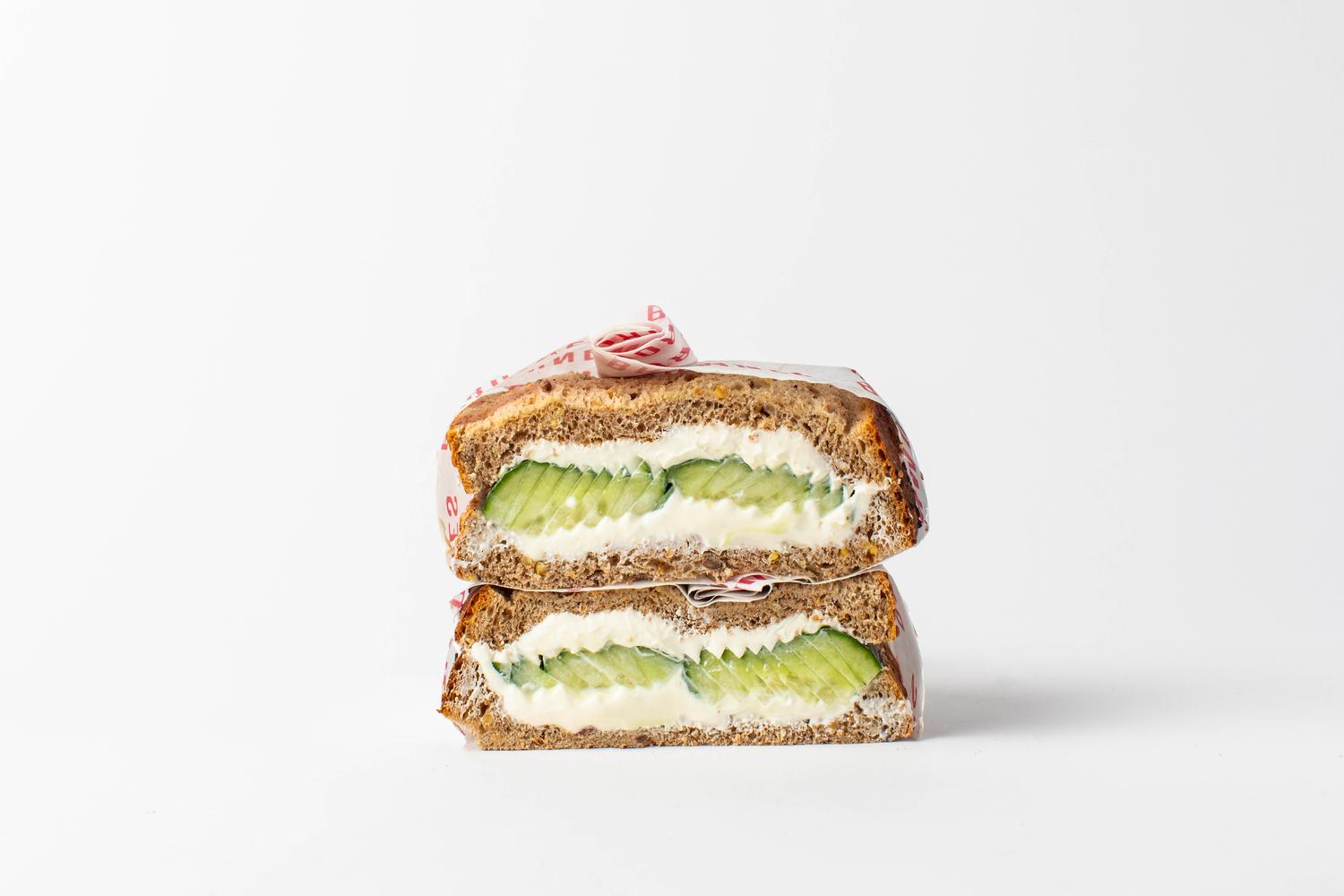 Cream Cheese & Cucumber Sandwich