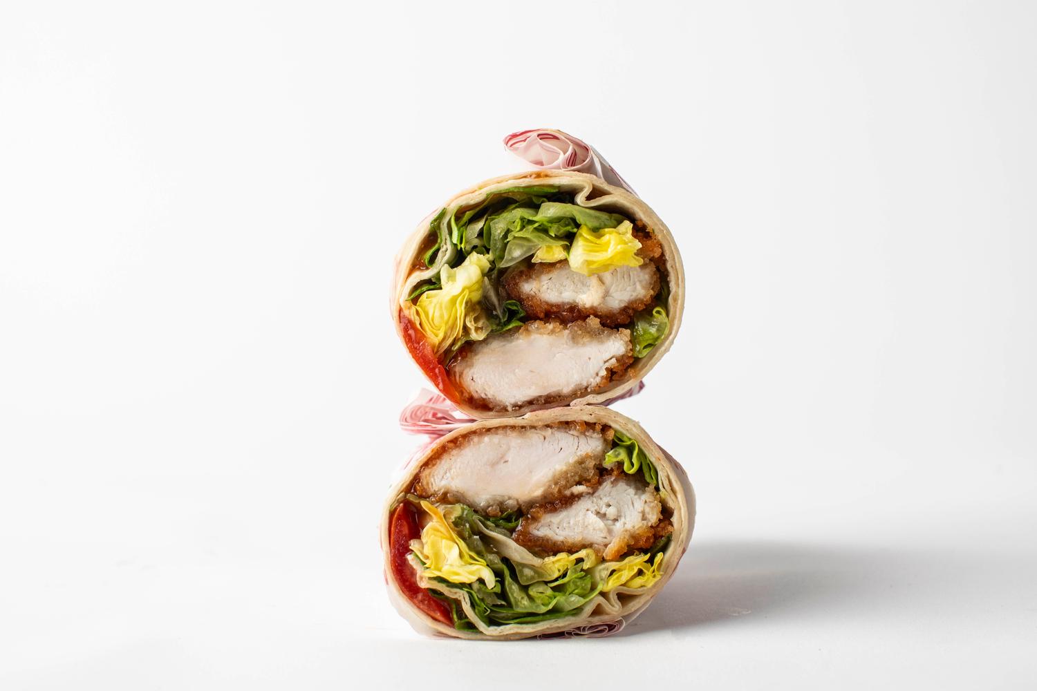 Chicken Goujons & Sweet Chilli Sauce Wrap
