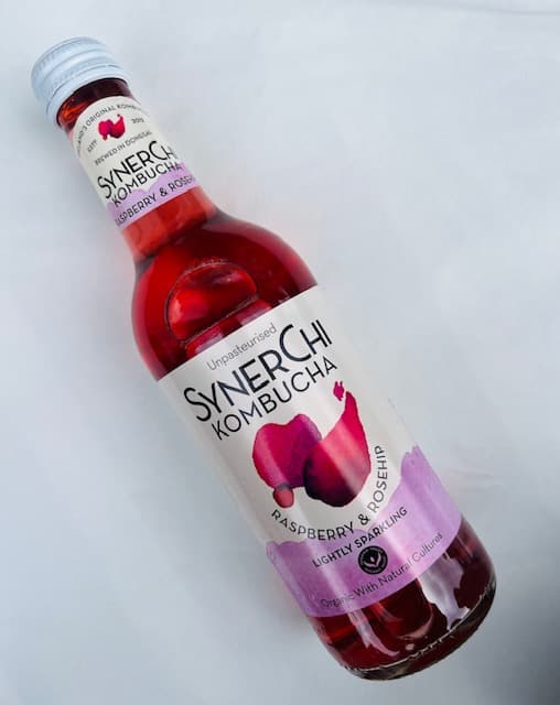 Raspberry & Rosehip SynerChi Kombucha (330ml)