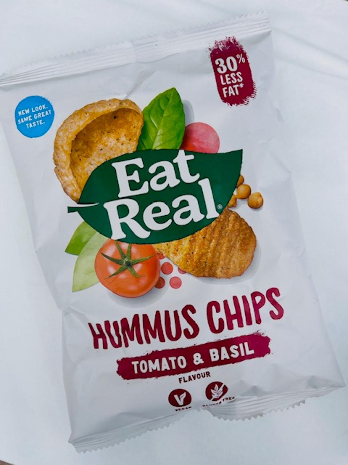Eat Real Hummus Chips - Tomato & Basil