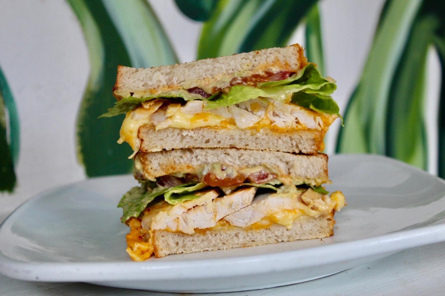 Spicy Chicken Guac Melt