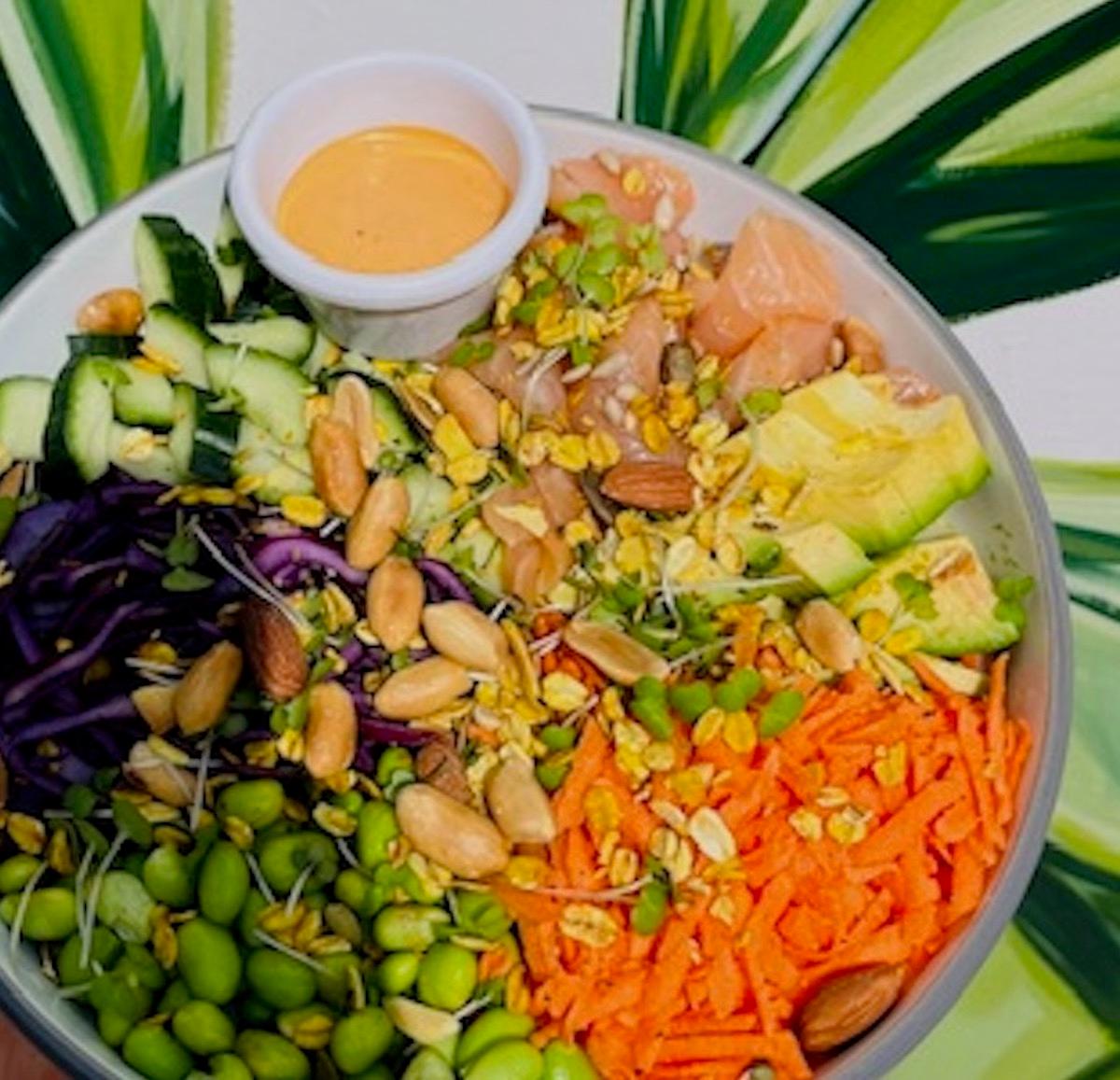 Smoked Salmon Poke Bowl