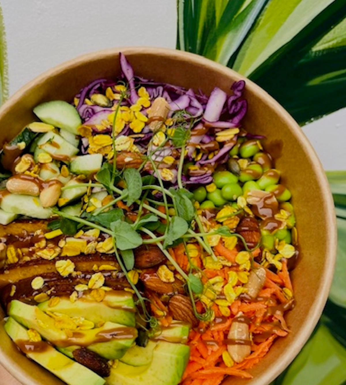 Smoked Tofu Poke Bowl (vegan)