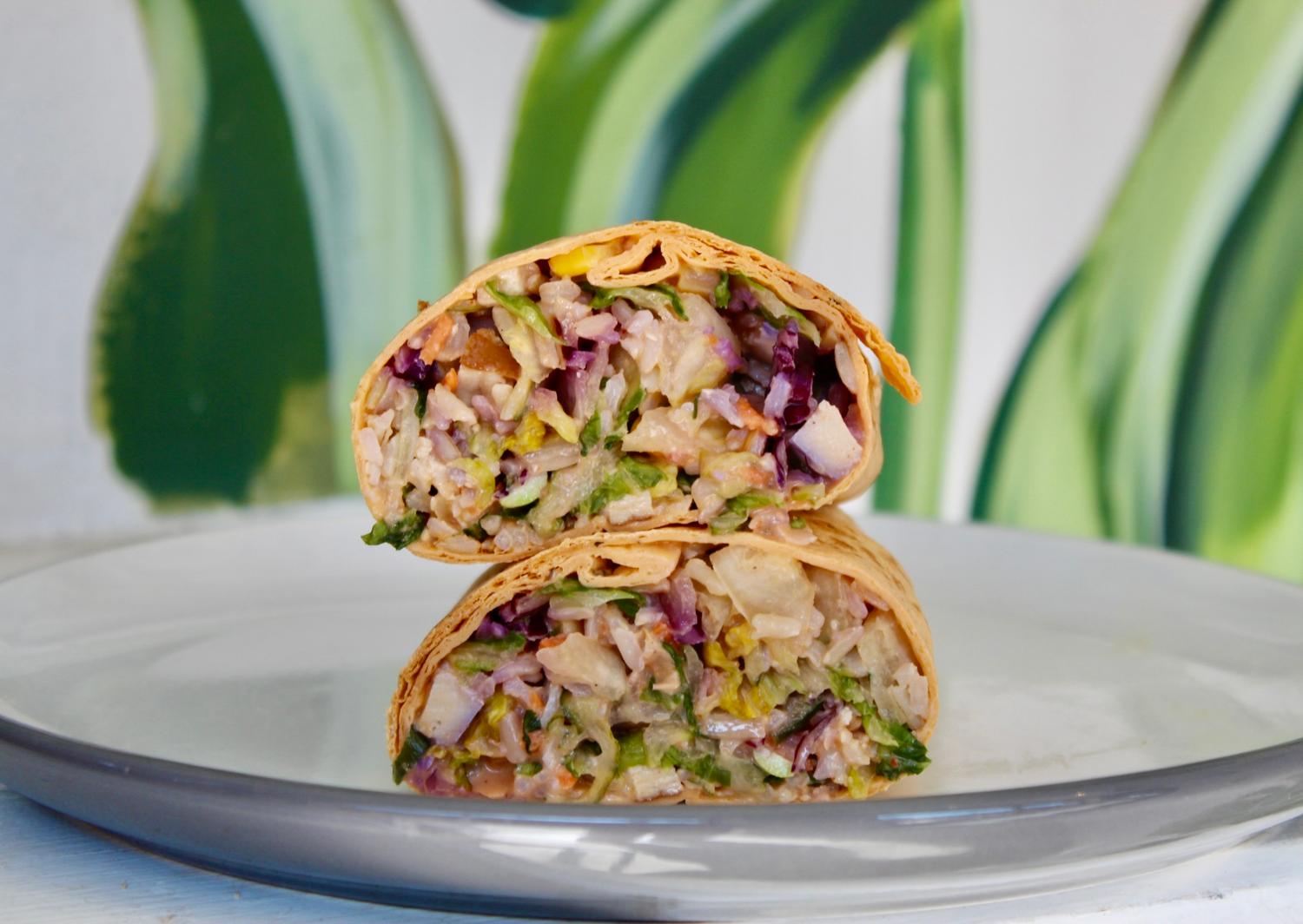 Vegan Asian Wrap 