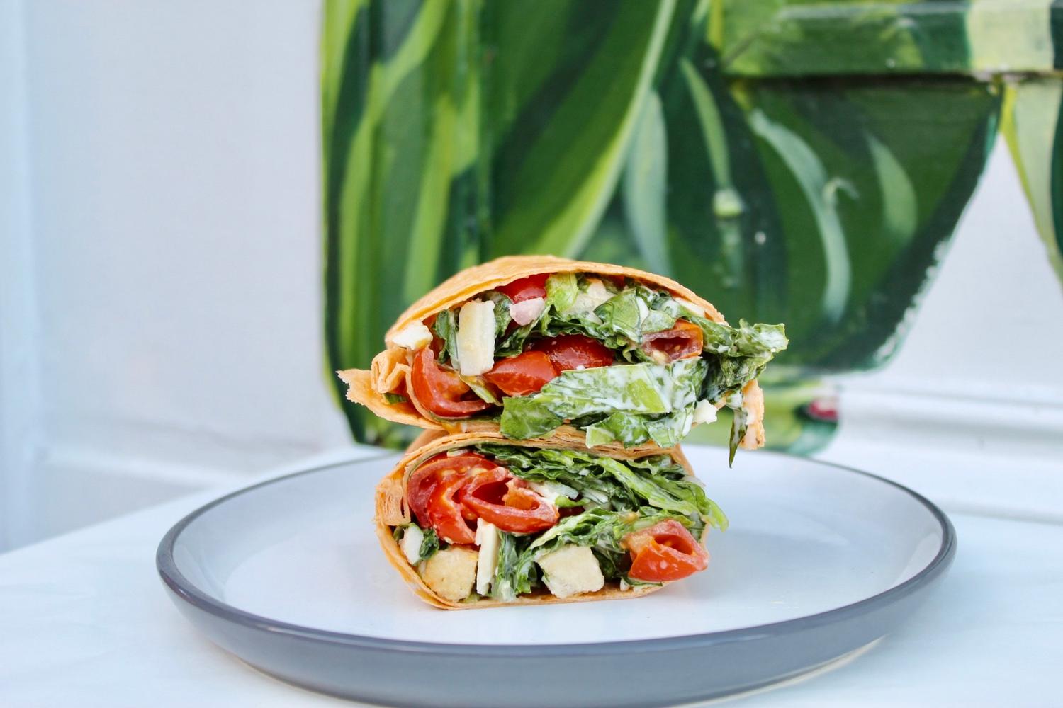 Caesar Wrap w/ egg