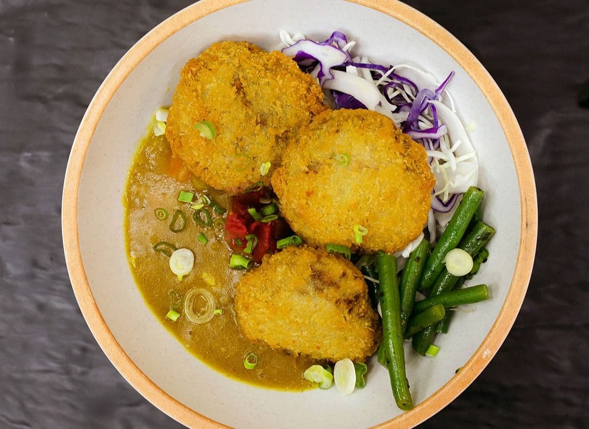 Golden Curry Fish Rice Bowl