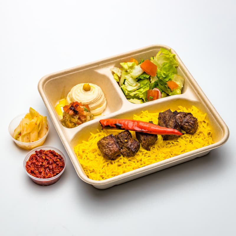Shish Kebab Bento (Lamb)