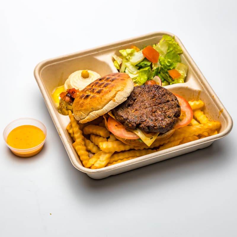 Arab Burger Bento (Lamb)