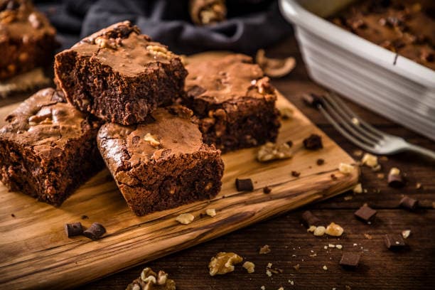 Double chocolate brownie 