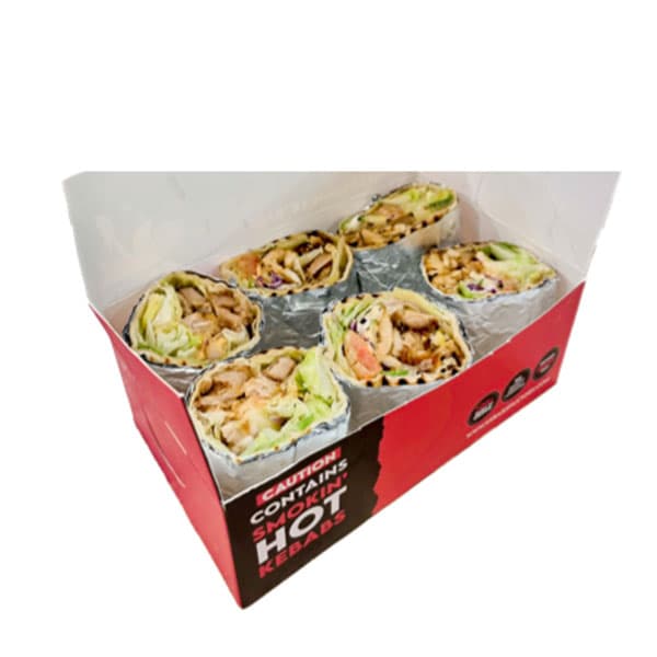 Kebab Half Wrap Platters (10pcs)