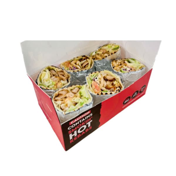 Kebab Half Wrap Platters (20pcs)