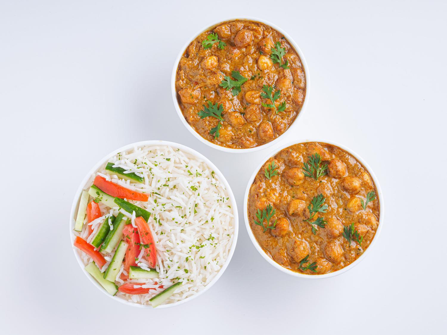 Chole with Rice Box