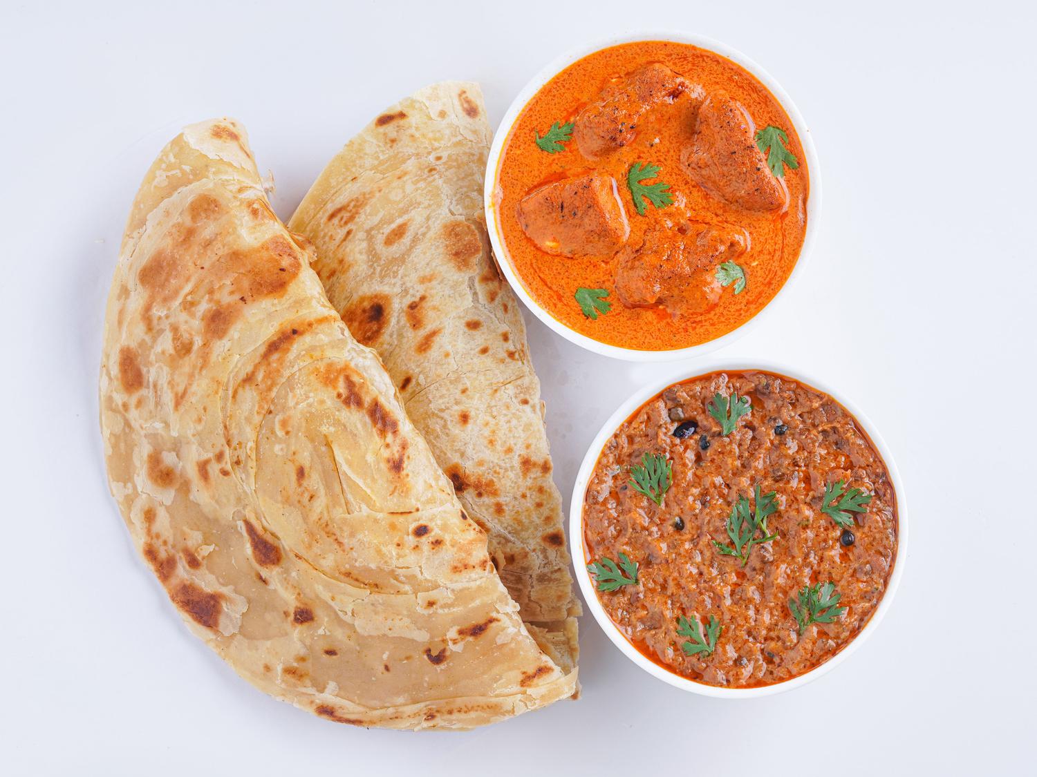 Chicken Tikka Masala & Daal Makhani Paratha Box