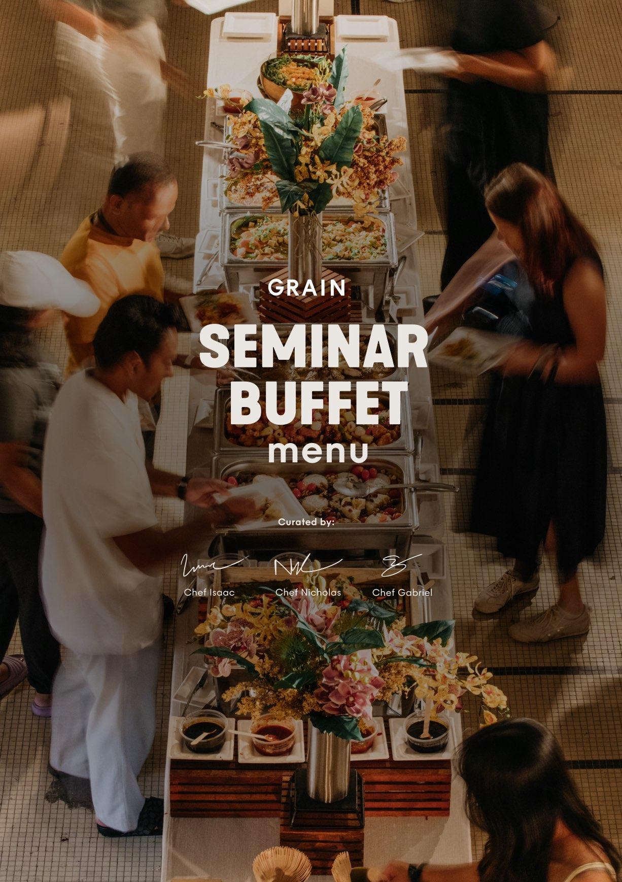 Grain Seminar Buffet - Half-Day Premium