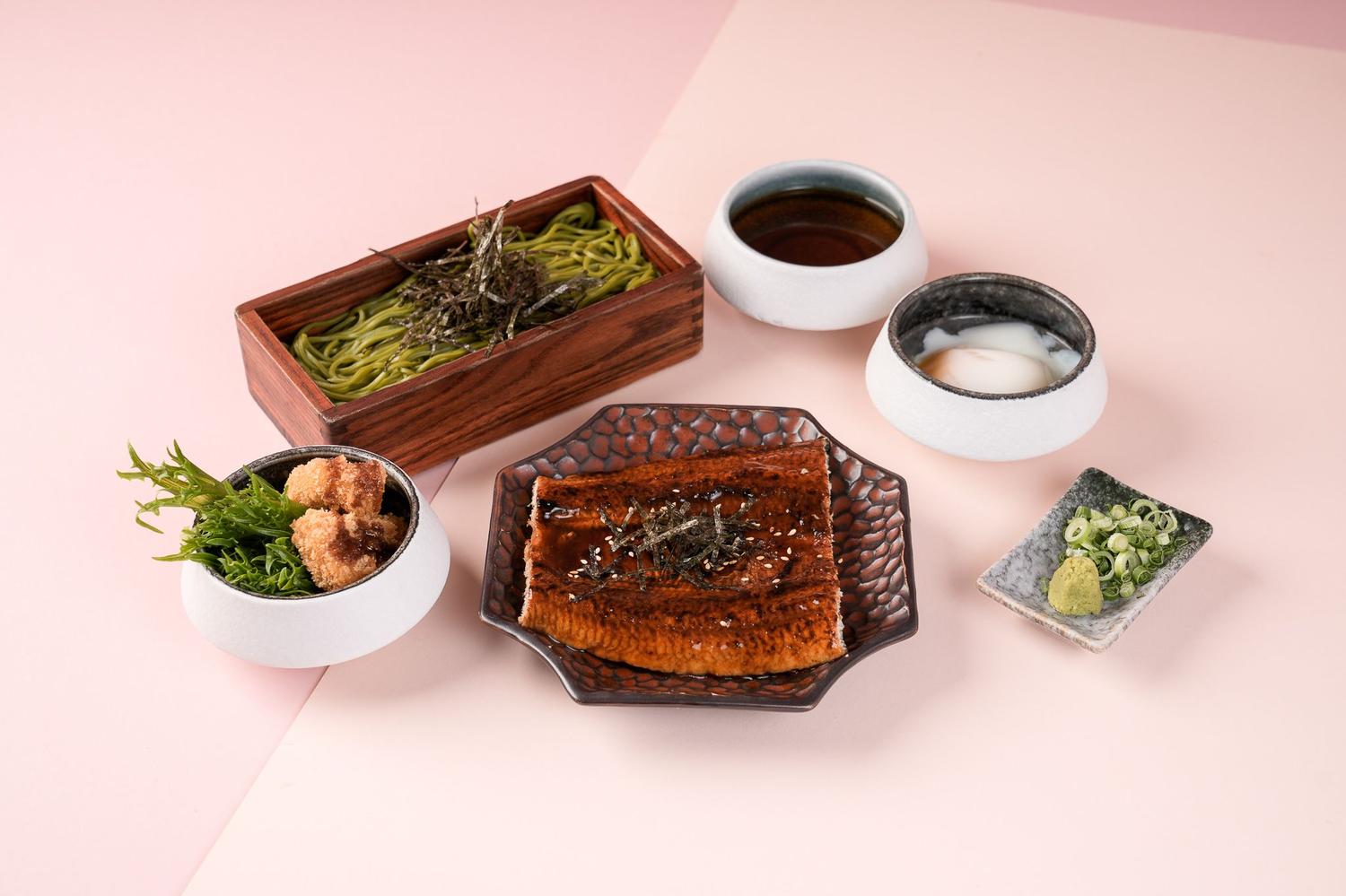 Unagi Chasoba Bento