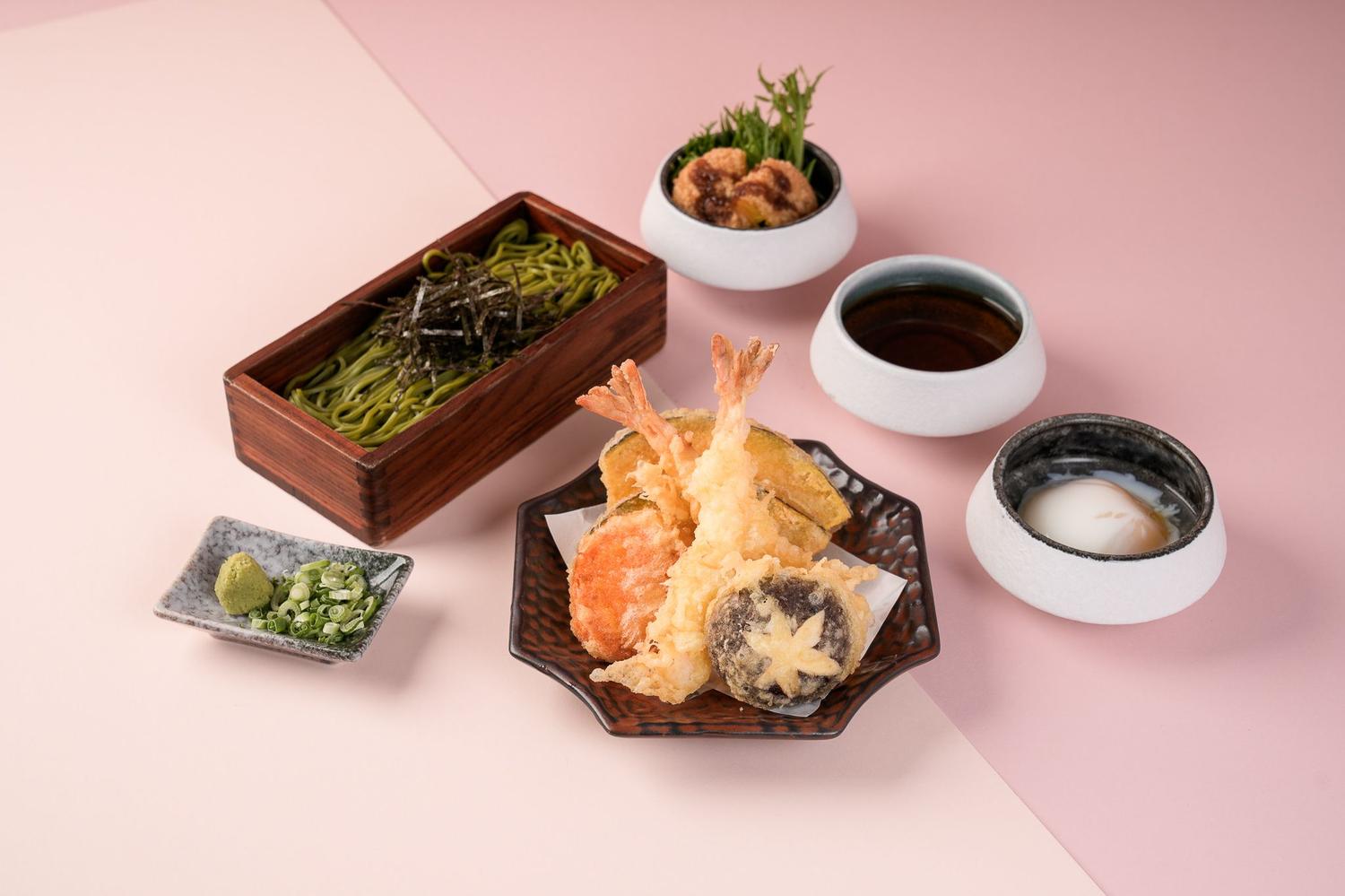Tempura Chasoba Bento