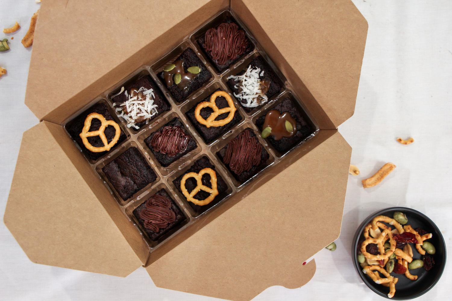 Mini Gluten Free Brownie Platter (30 Pieces)