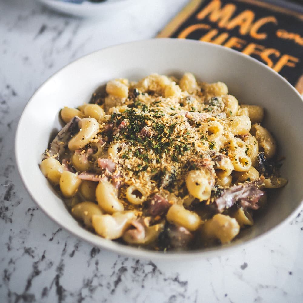 Creamy Mushroom Mac and Cheese
