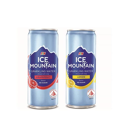 FN Ice Mountain Sparkling Can Water (325ML)