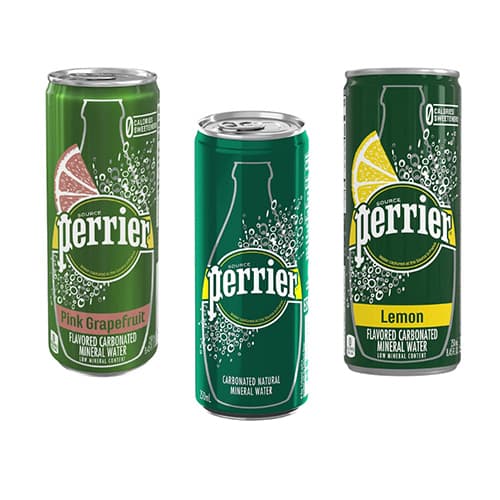 Perrier Natural Sparkling Water Can (250ML x 30)