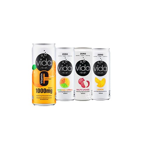 Vida C Sparkling Flavoured Drink (325ML x 24)