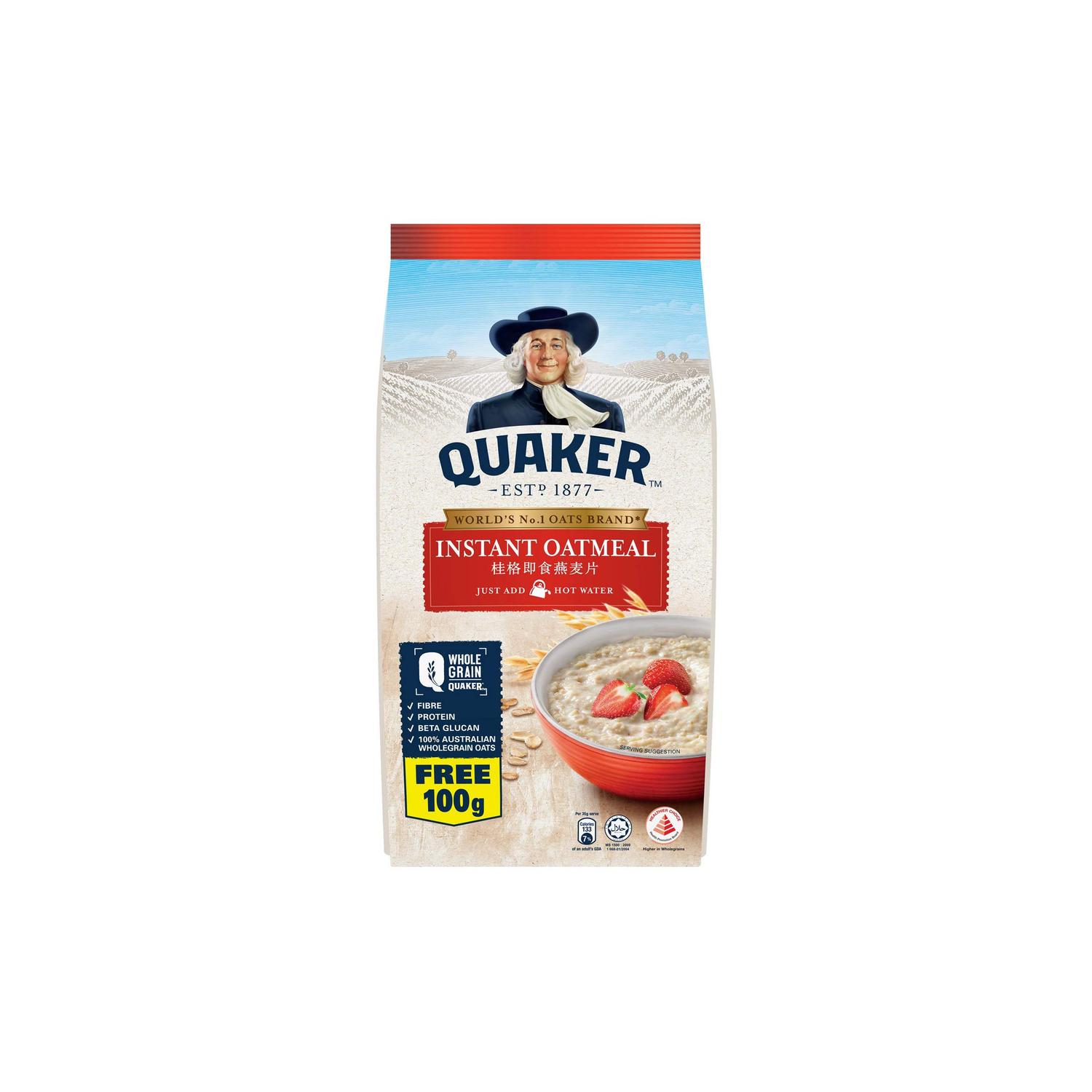 Quaker Instant Oatmeal (900g)