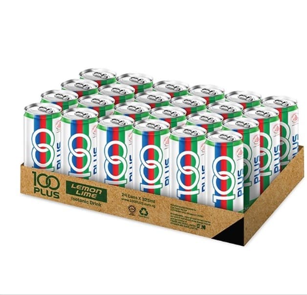 100 Plus Lemon & Lime Isotonic Drink (325ml x 24)
