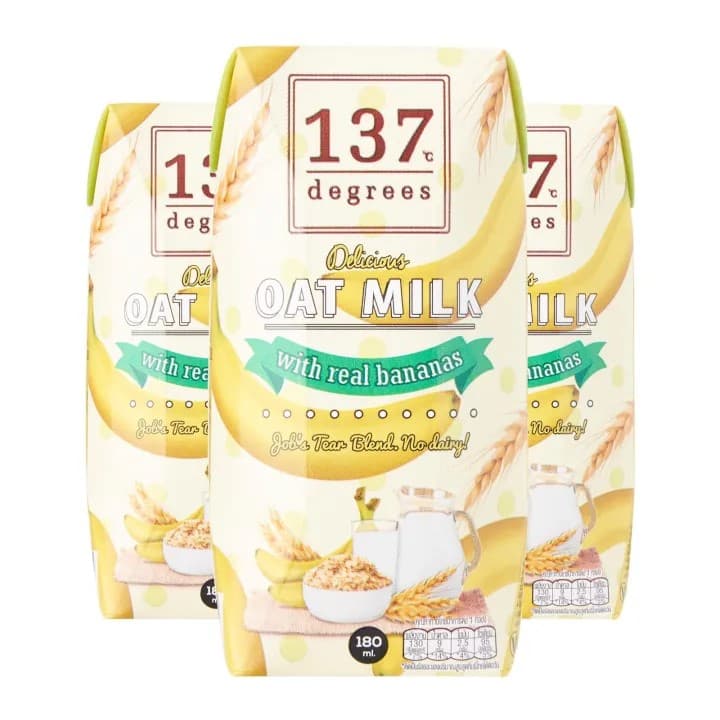 137 Oat Milk with Banana (180ml x 36)