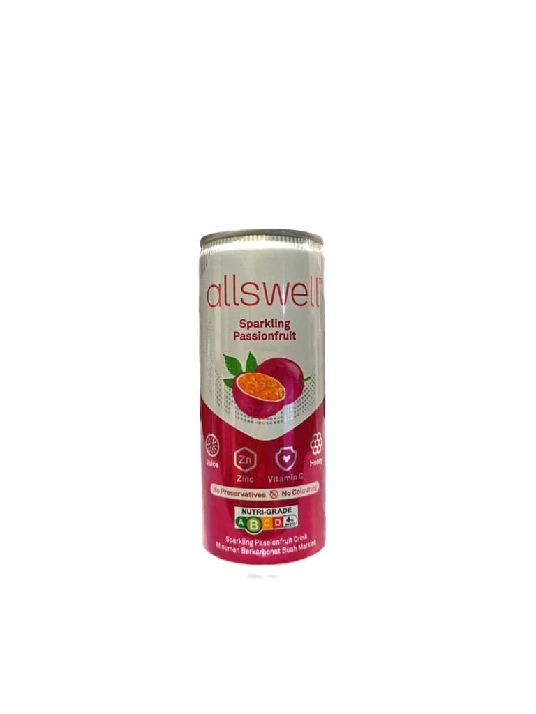 Allswell Sparkling Passionfruit Drink (250ml x 24)