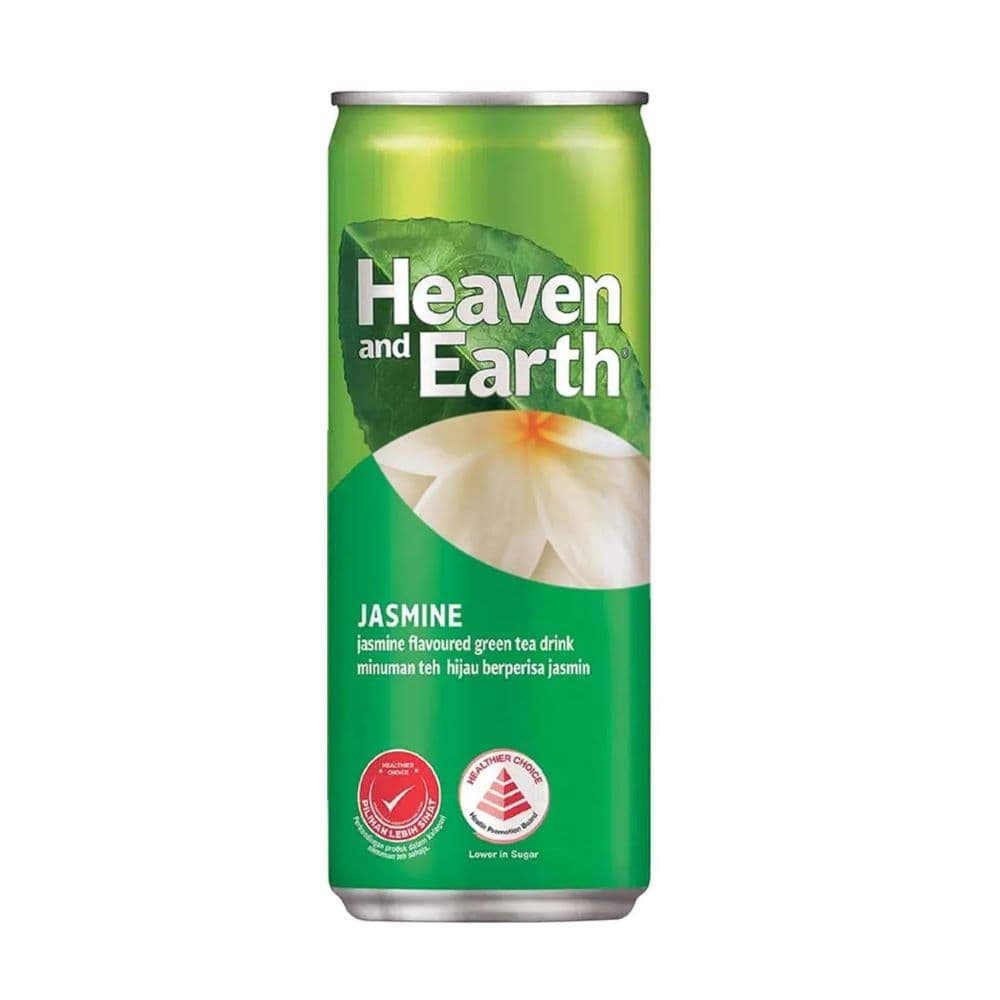 Heaven & Earth Jasmine Green Tea Can (300ml x 12)