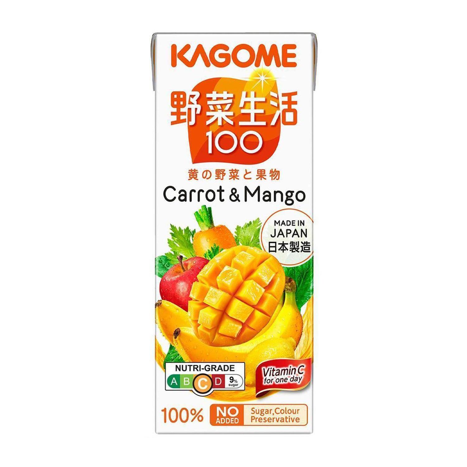 Kagome Yasaiseikatsu 100 Carrot and Mango (200ml)