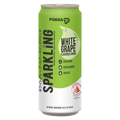 Pokka Grape Sparkling Water (325ml x 24)