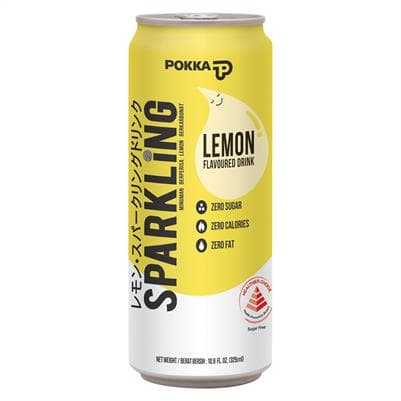 Pokka Lemon Sparkling Water (325ml x 24)