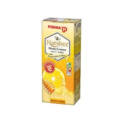 Pokka Natsbee Honey Lemon Pkt (250ml x 24)
