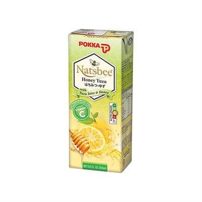 Pokka Natsbee Honey Yuzu Pkt (250ml x 24)