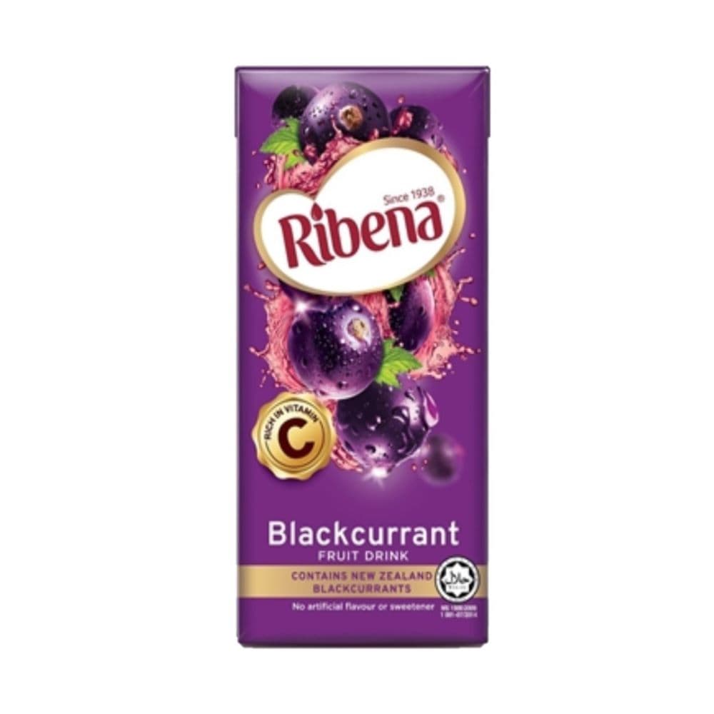 Ribena Blackcurrant Fruit Drink Pkt (200ml x 24)