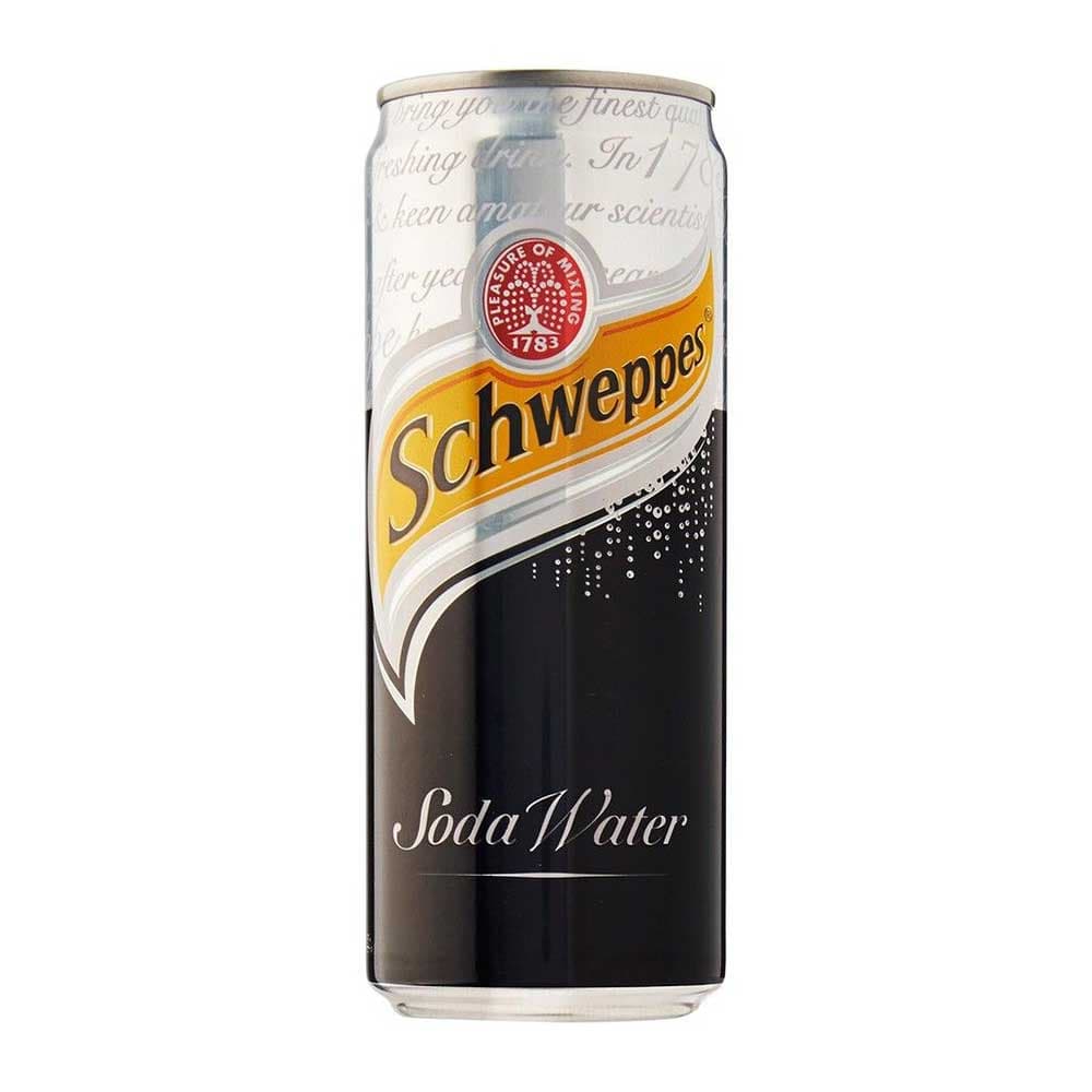 Schweppes Soda Water Can (320ml x 12)