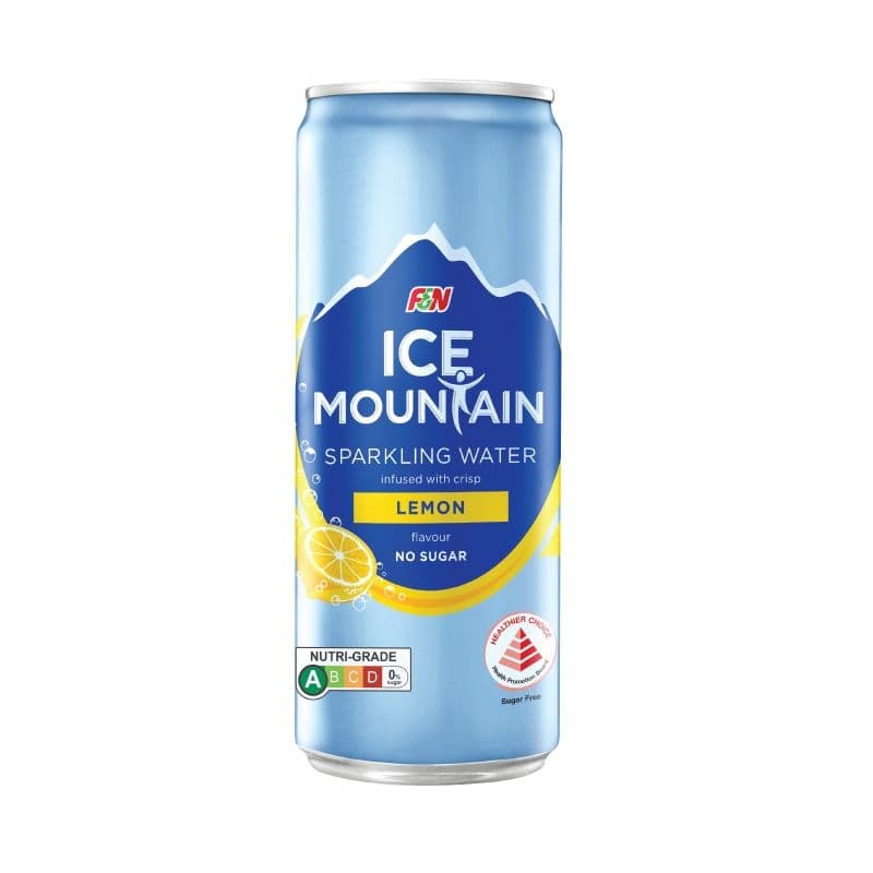FN Ice Mountain Lemon Sparkling Water Can (325ml)