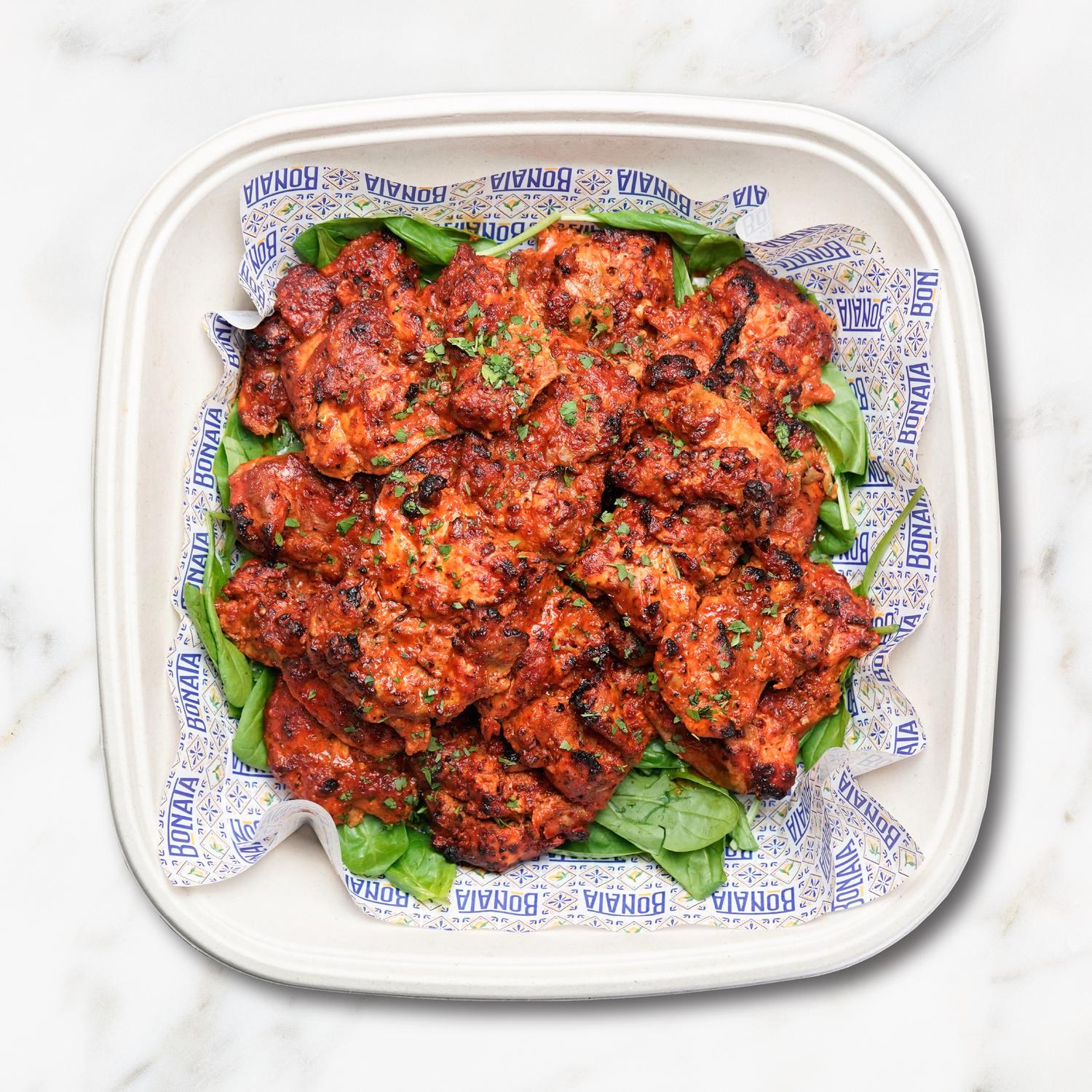 Harissa Lemon Chicken Thighs