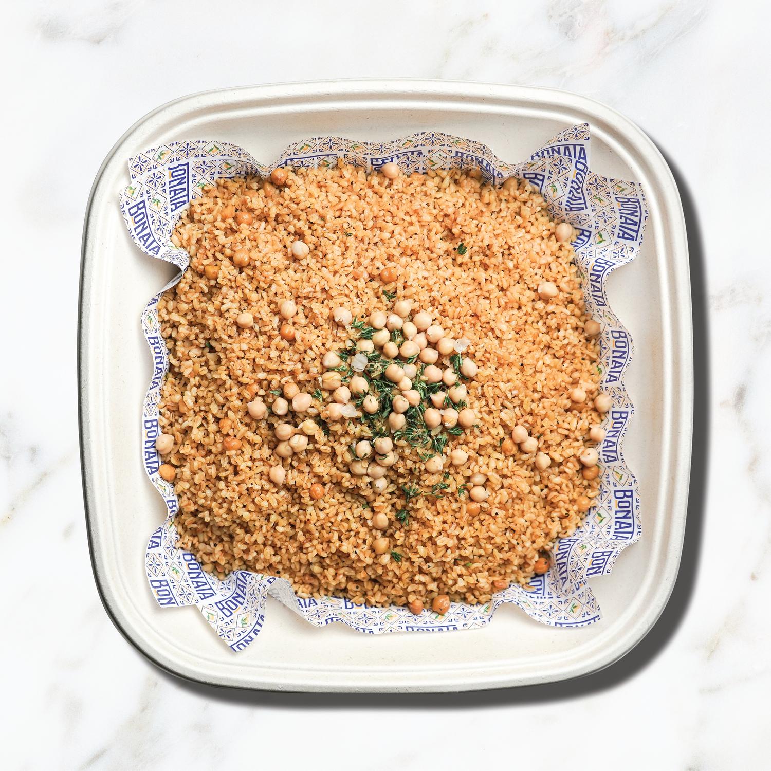 Aromatic Bulgur & Chickpeas