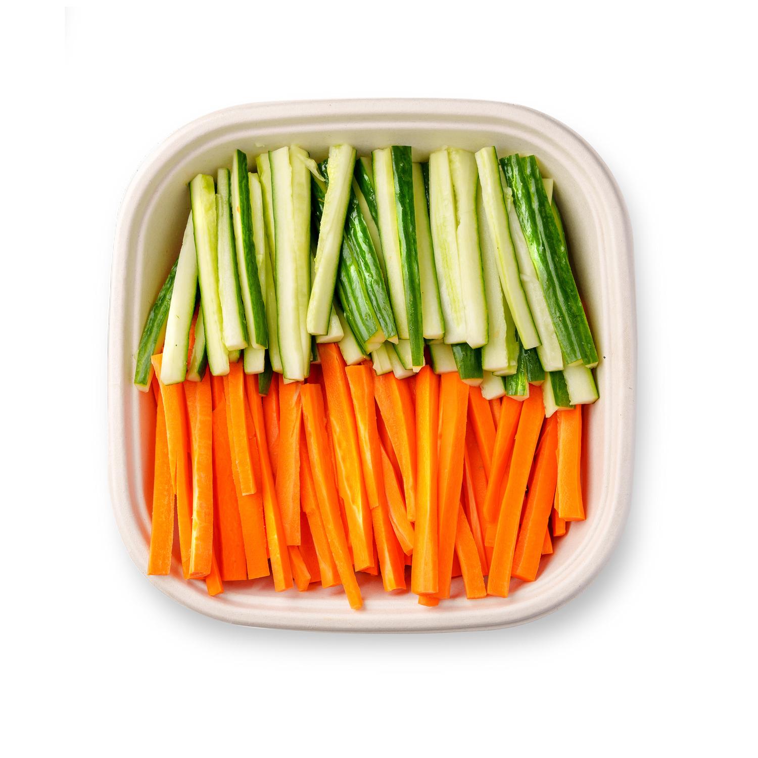 Sliced Carrot & Cucumber