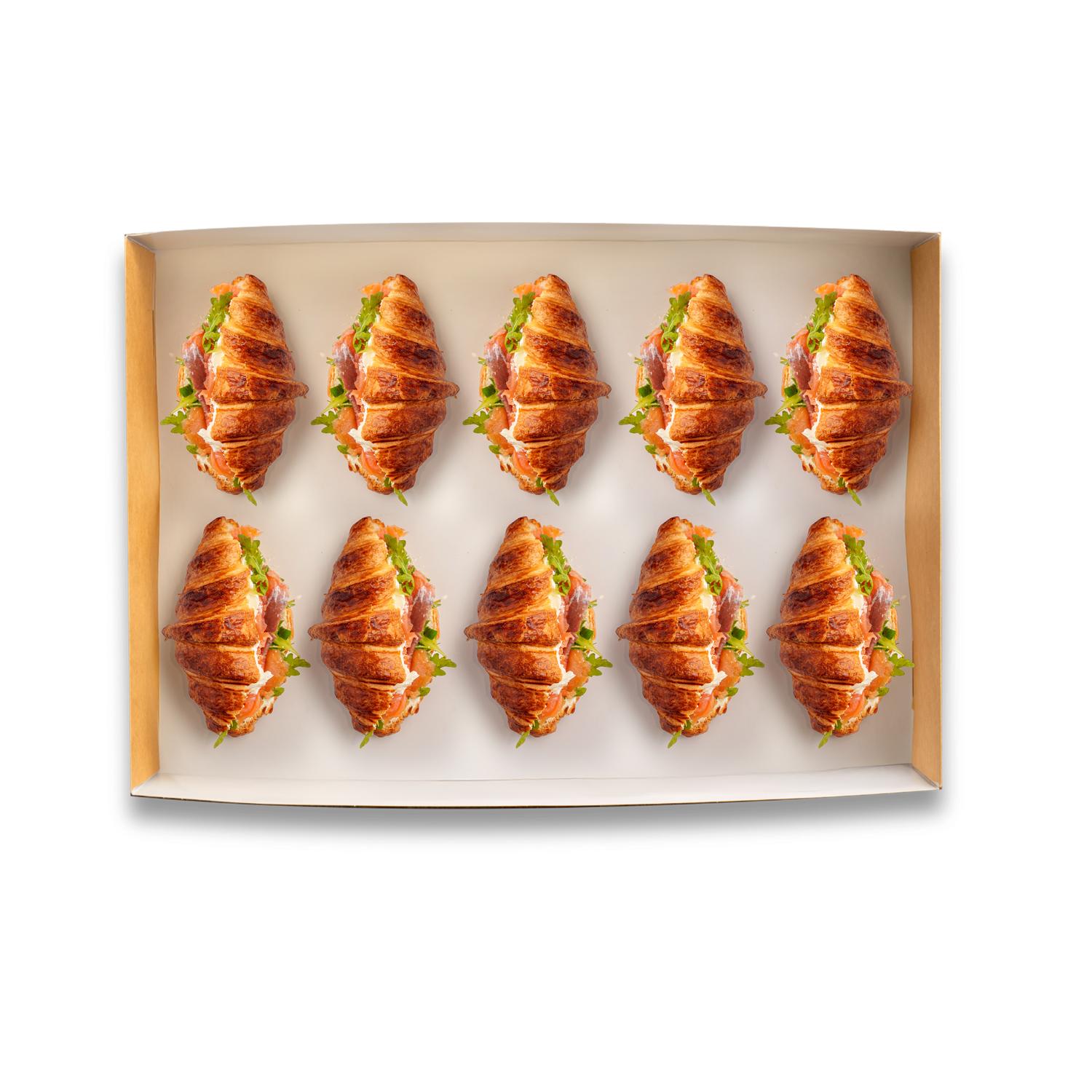 Smoked Salmon Croissant Box
