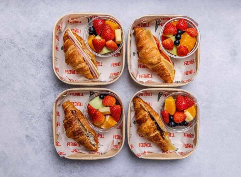 Savoury Croissant & Fruit Pack