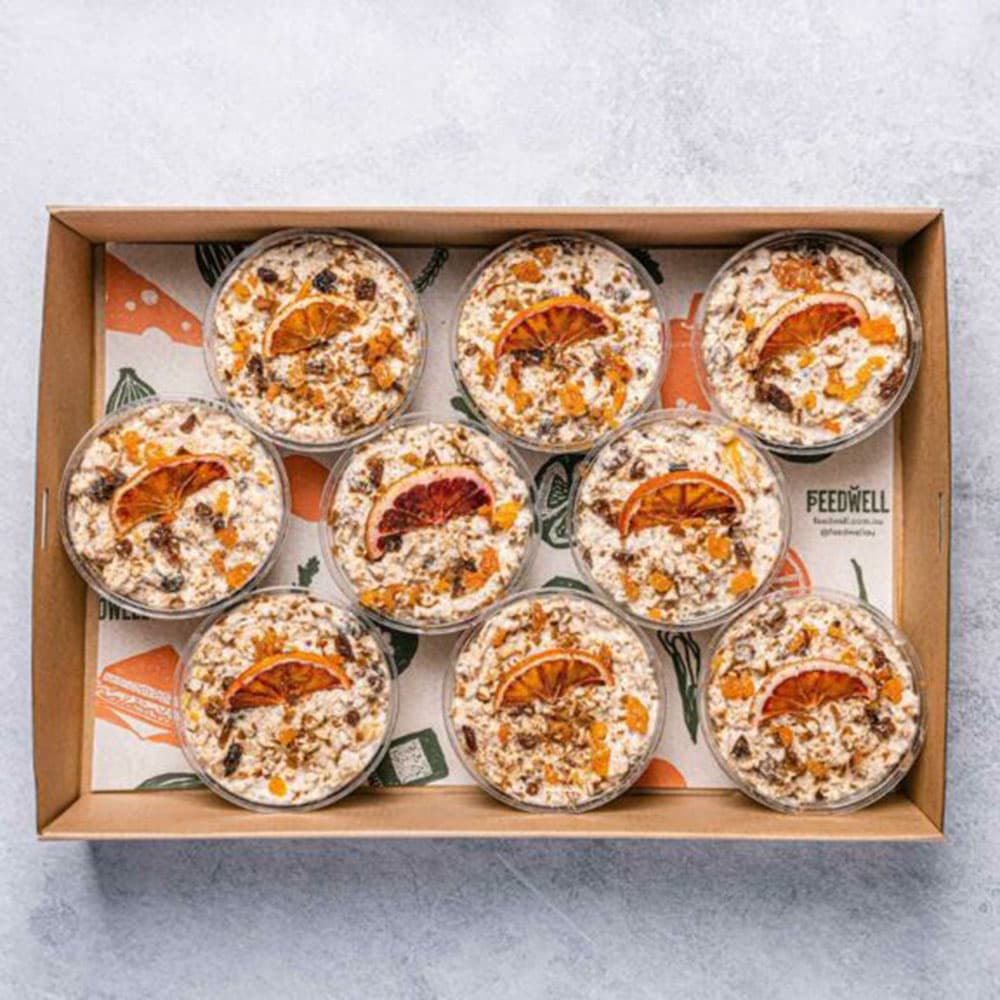 Bircher Muesli Overnight Oats Cups Platter