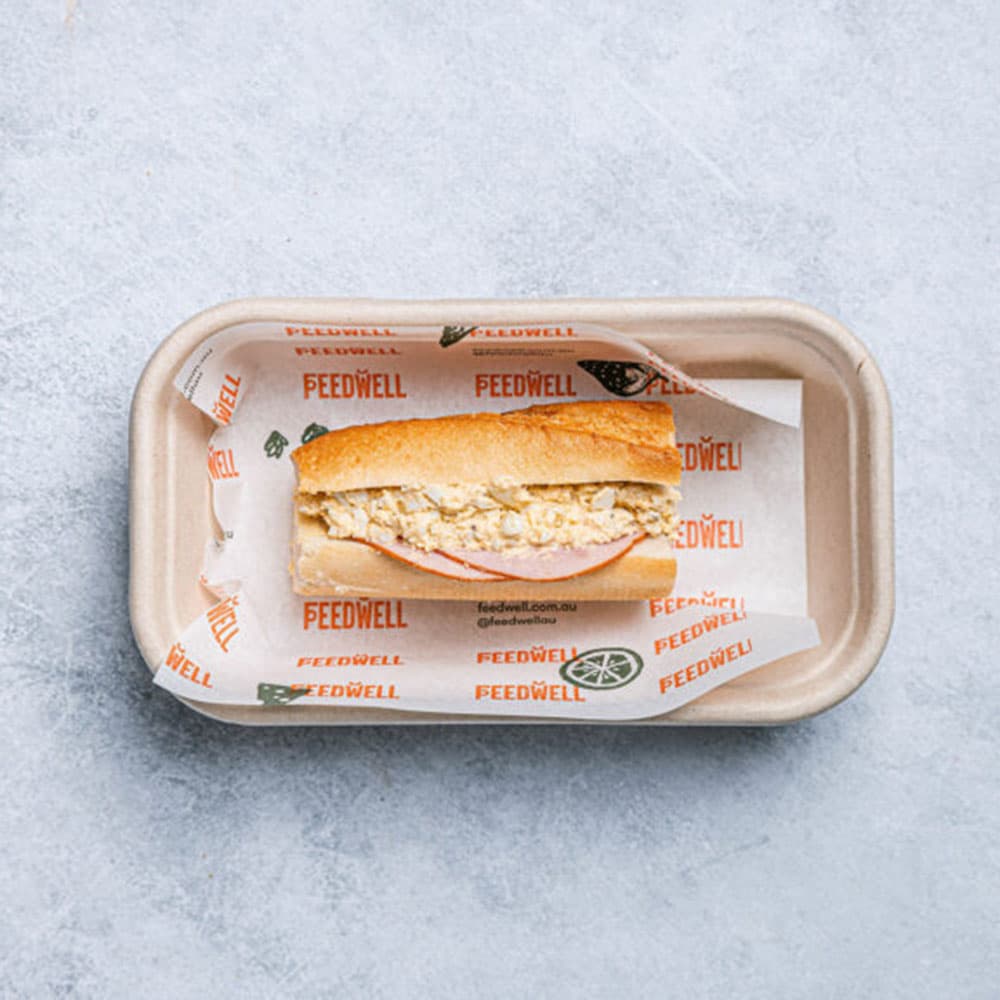 Breakfast Baguette with Ham - Individually Packed