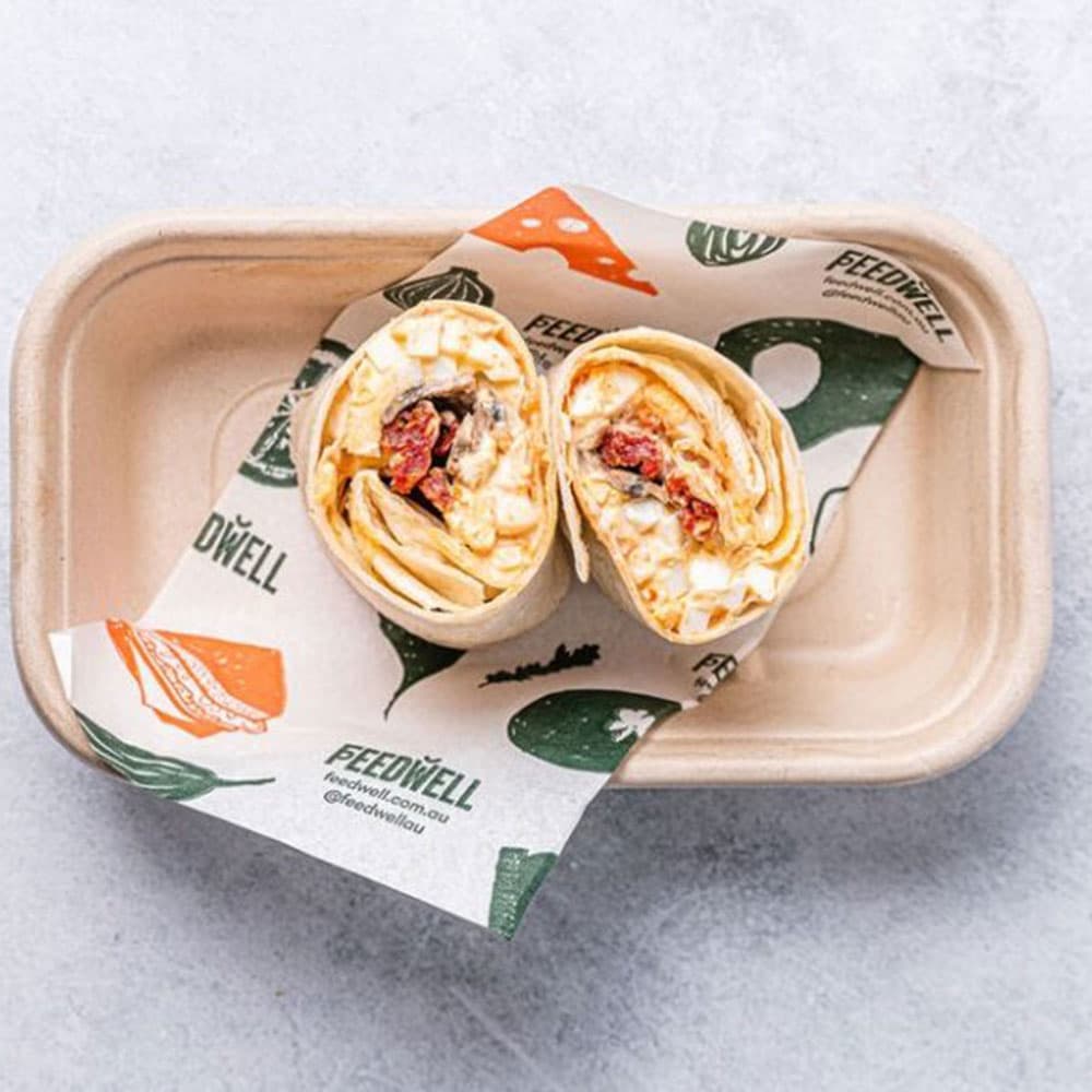 Vegetarian Breakfast Wrap - Individually Packed