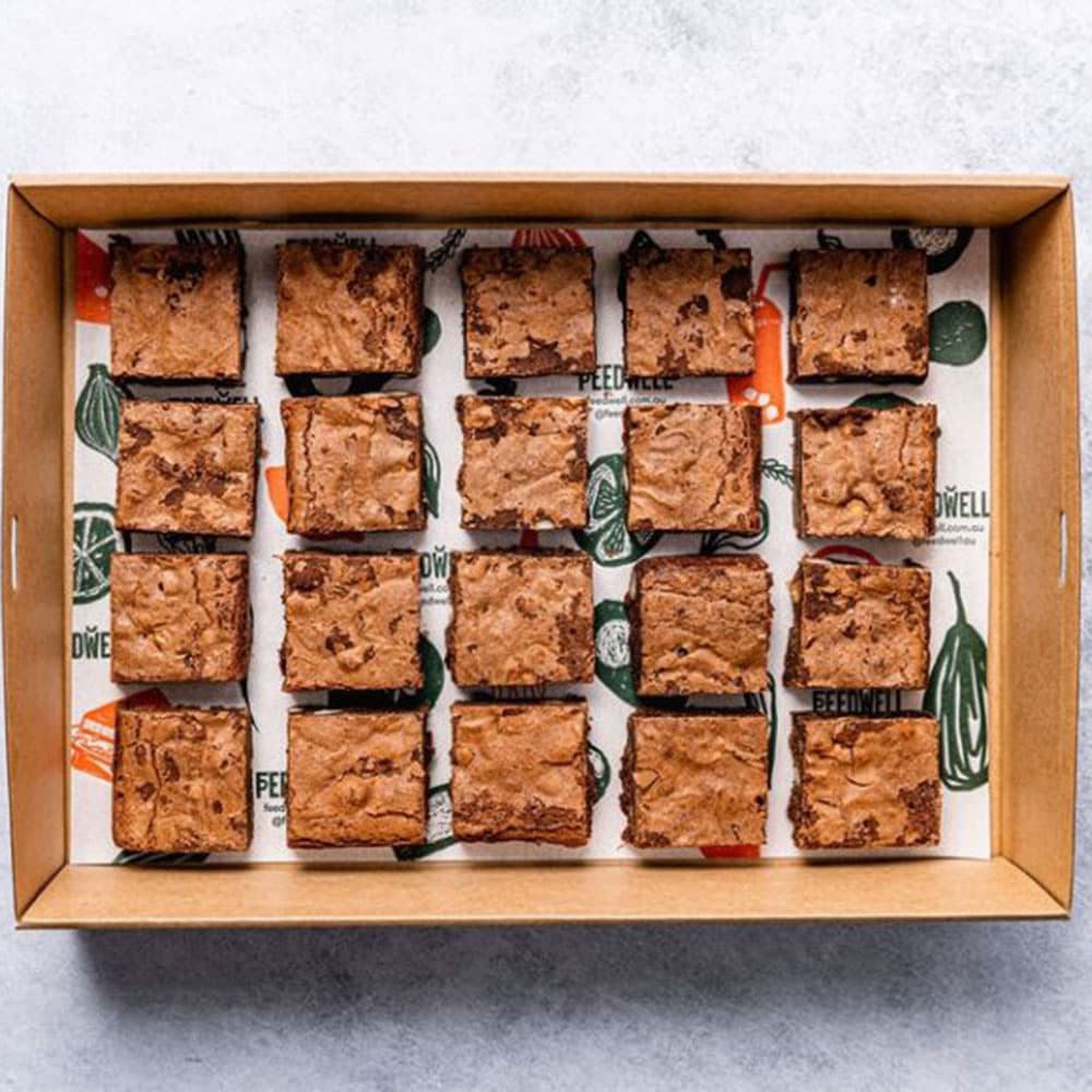 Chocolate Macadamia Brownies (20 Pack)